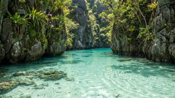 Turquoise Lagoon Wallpaper